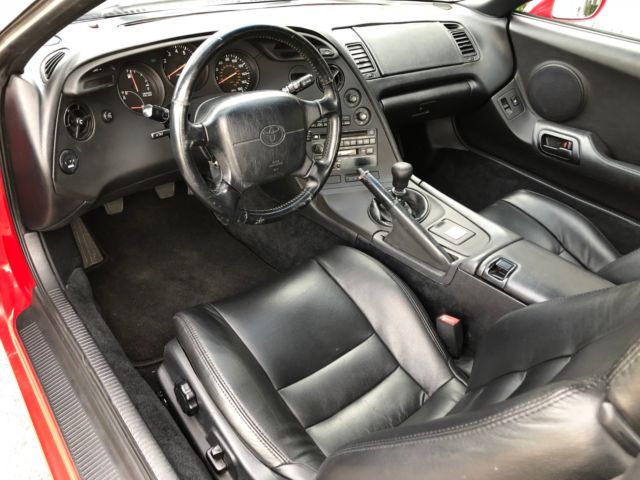 1993 Red Toyota Supra Coupe