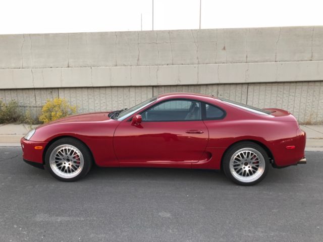 1993 Red Toyota Supra Coupe