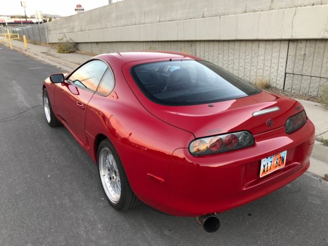 1993 Red Toyota Supra Coupe