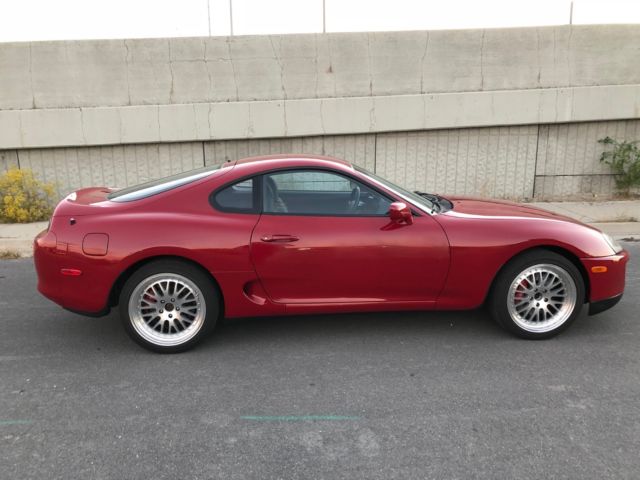 1993 Red Toyota Supra Coupe
