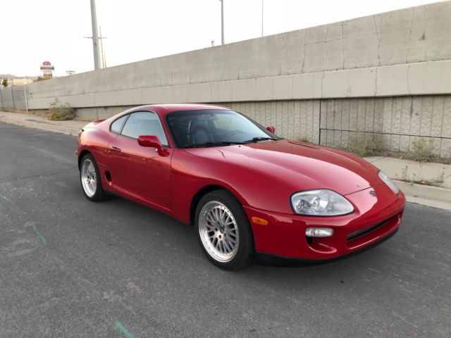 1993 Red Toyota Supra Coupe