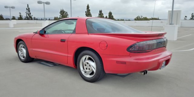 1993 Red Pontiac Firebird Coupe