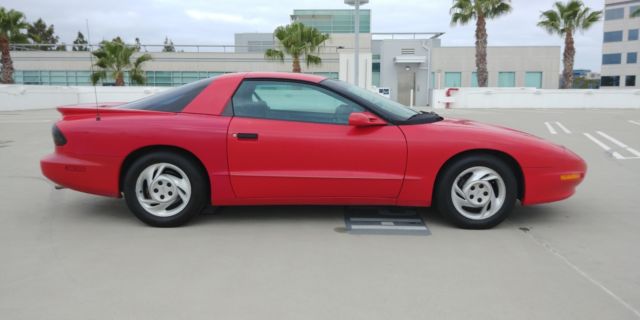 1993 Red Pontiac Firebird Coupe