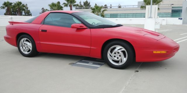 1993 Red Pontiac Firebird Coupe