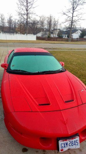 1993 Red Pontiac Trans Am Hatchback