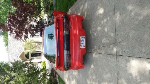 1993 Red Pontiac Trans Am Hatchback