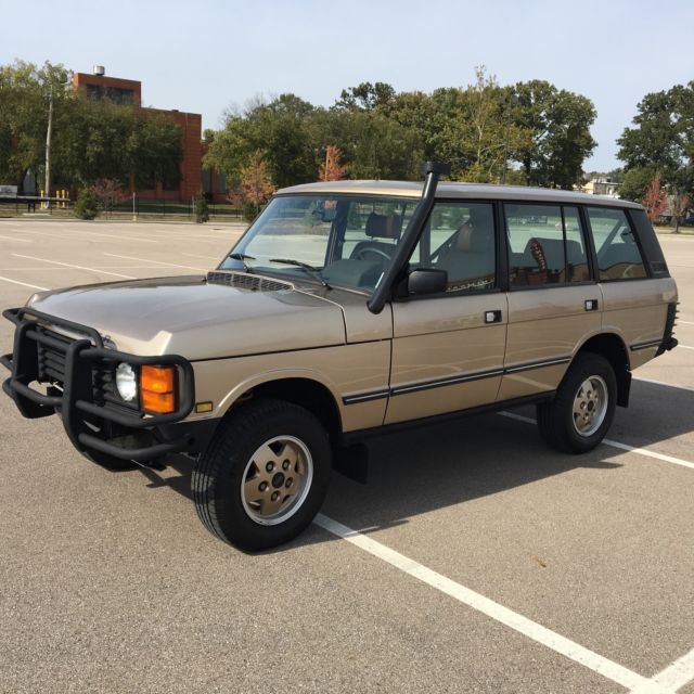1993 Roman Bronze Land Rover Range Rover SUV