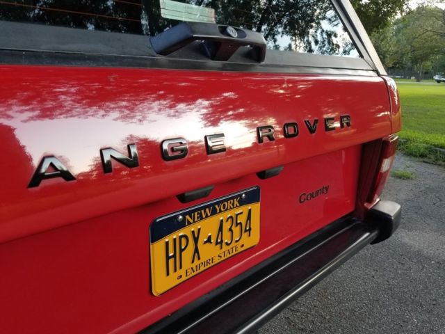 1993 Red Land Rover Range Rover SUV