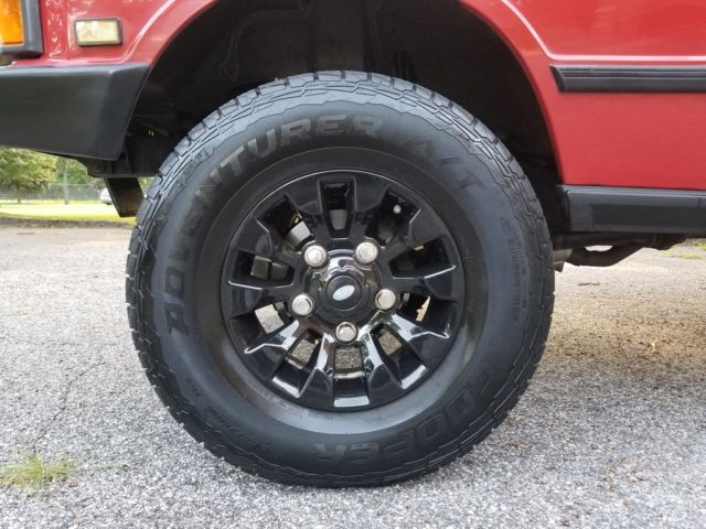 1993 Red Land Rover Range Rover SUV