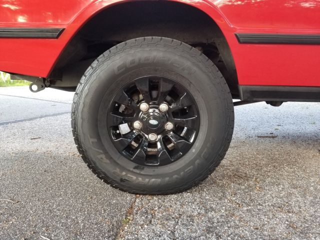 1993 Red Land Rover Range Rover SUV