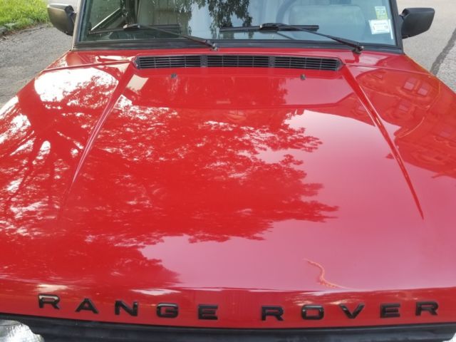 1993 Red Land Rover Range Rover SUV