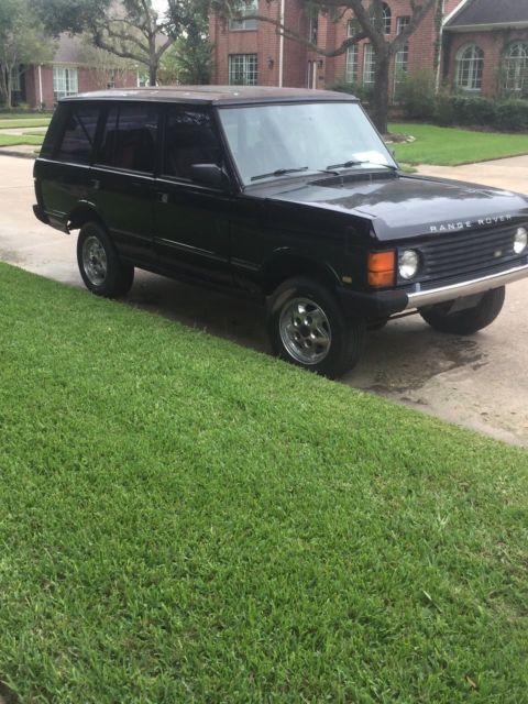 1993 Black Land Rover Range Rover