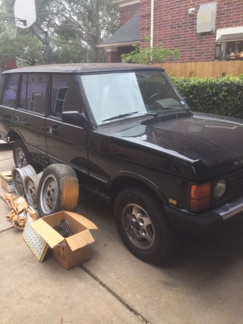 1993 Black Land Rover Range Rover