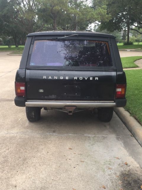 1993 Black Land Rover Range Rover