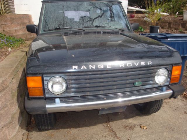 1993 Black Land Rover Range Rover SUV