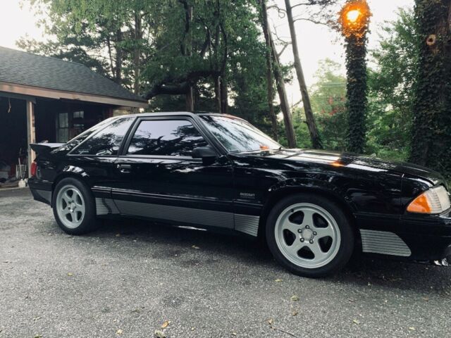 1993 Black Ford Mustang Hatchback
