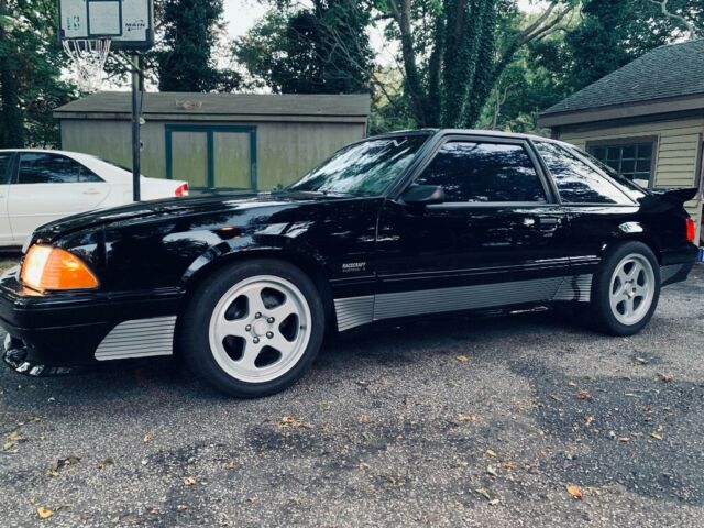 1993 Black Ford Mustang Hatchback