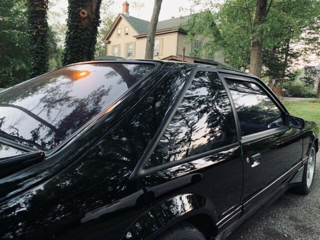 1993 Black Ford Mustang Hatchback