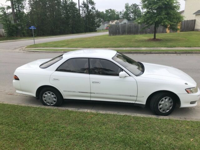 1993 White Toyota Mark II Sedan