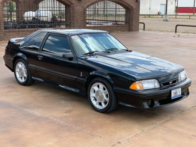 1993 Black Ford Mustang Hatchback