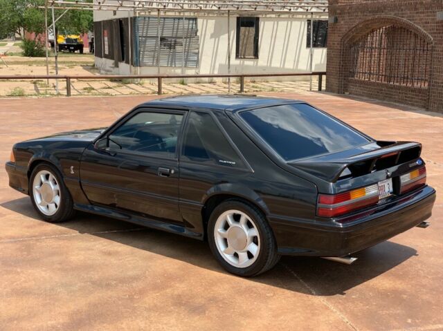 1993 Black Ford Mustang Hatchback
