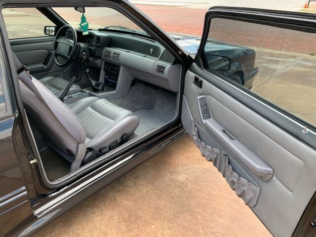 1993 Black Ford Mustang Hatchback