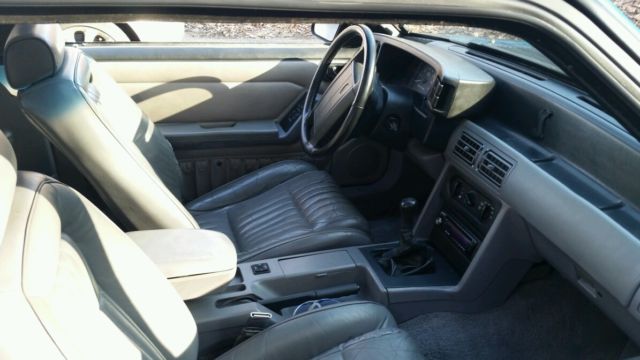 1993 Teal Ford Mustang Hatchback