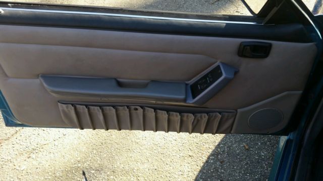 1993 Teal Ford Mustang Hatchback