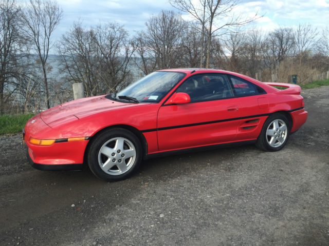 1993 Red Toyota MR2 Coupe