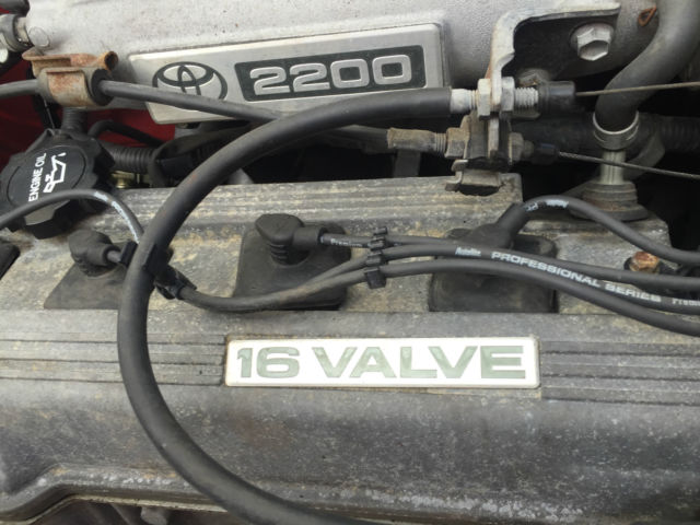 1993 Red Toyota MR2 Coupe