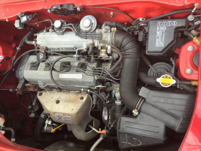 1993 Red Toyota MR2 Coupe