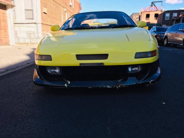 1993 Yellow Toyota MR2 Coupe