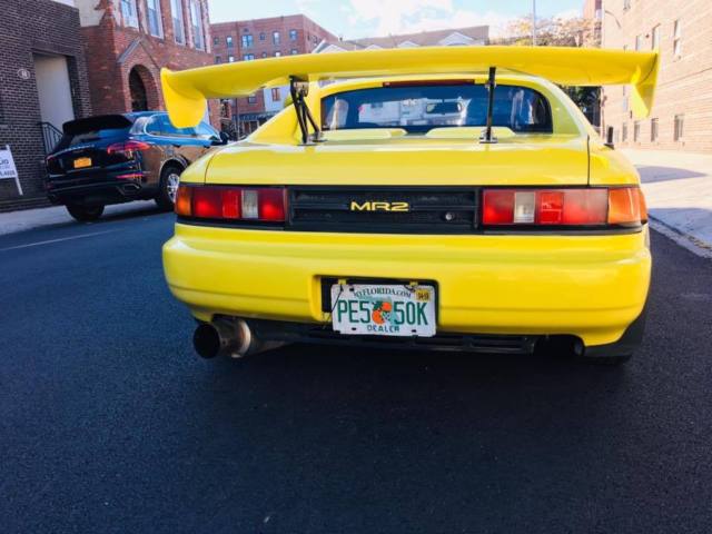 1993 Yellow Toyota MR2 Coupe