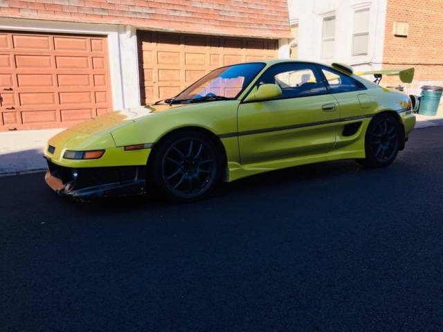 1993 Yellow Toyota MR2 Coupe