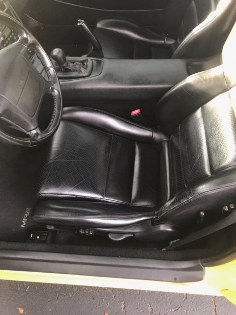 1993 Yellow Toyota MR2