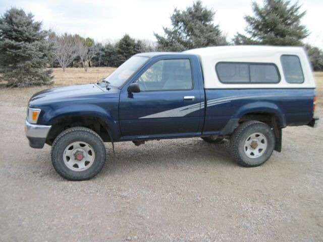 1993 Blue Toyota Pickup Standard Cab Pickup