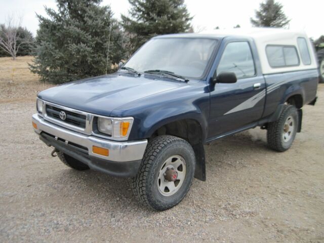 1993 Blue Toyota Pickup Standard Cab Pickup