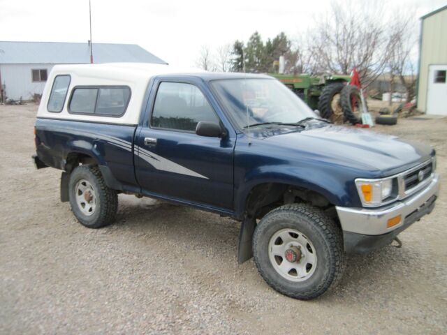 1993 Blue Toyota Pickup Standard Cab Pickup