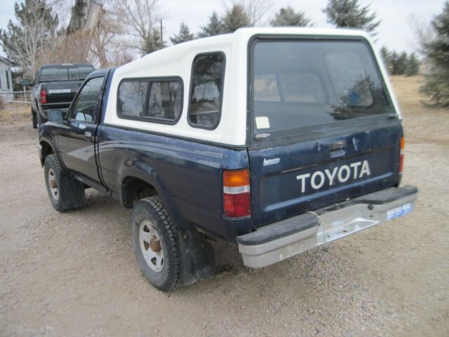 1993 Blue Toyota Pickup Standard Cab Pickup