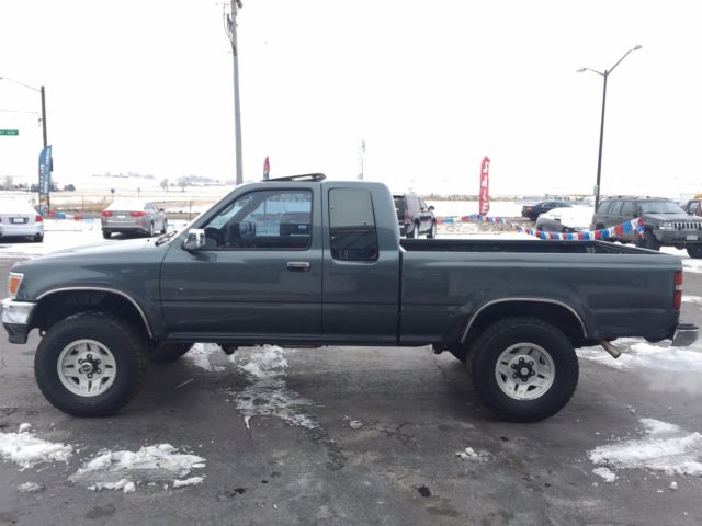 1993 Green Toyota Pickup Crew Cab Pickup