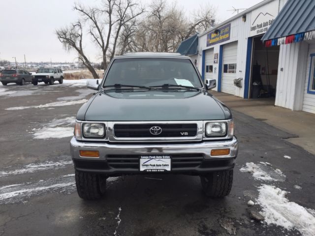 1993 Green Toyota Pickup Crew Cab Pickup