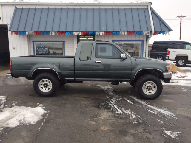1993 Green Toyota Pickup Crew Cab Pickup