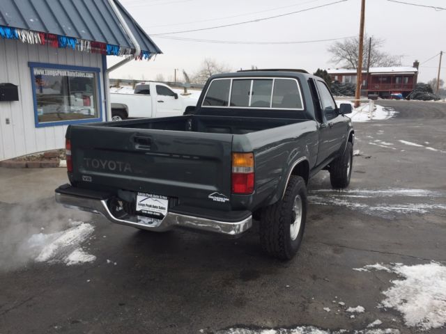 1993 Green Toyota Pickup Crew Cab Pickup