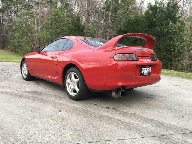1993 Red Toyota Supra