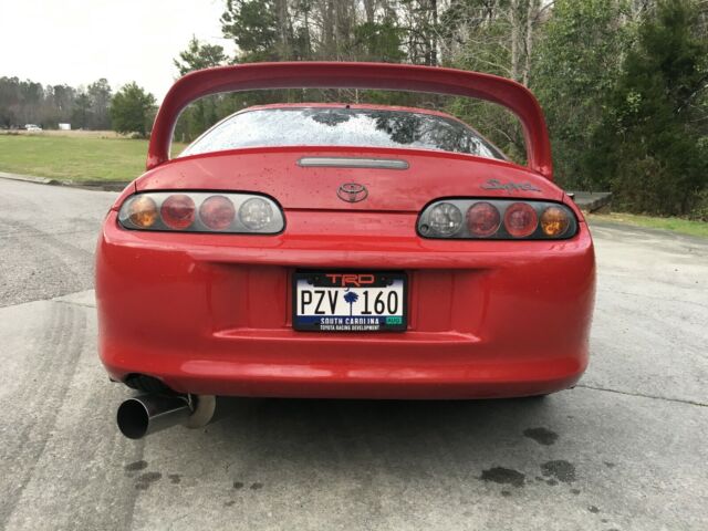 1993 Red Toyota Supra