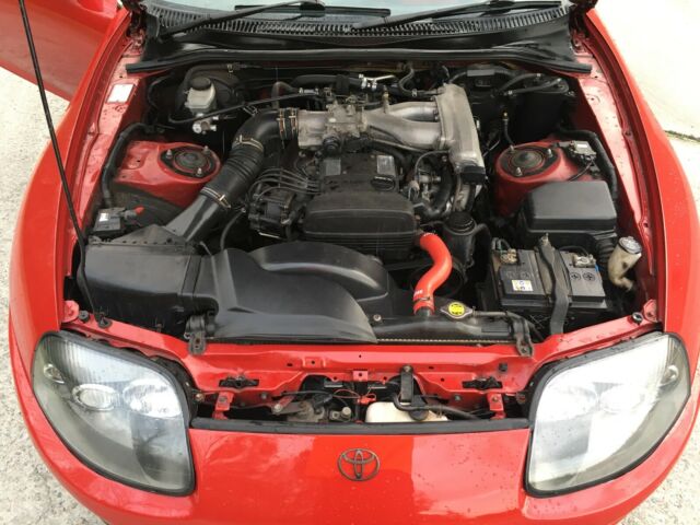 1993 Red Toyota Supra