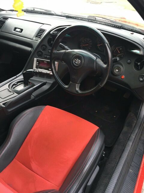 1993 Red Toyota Supra