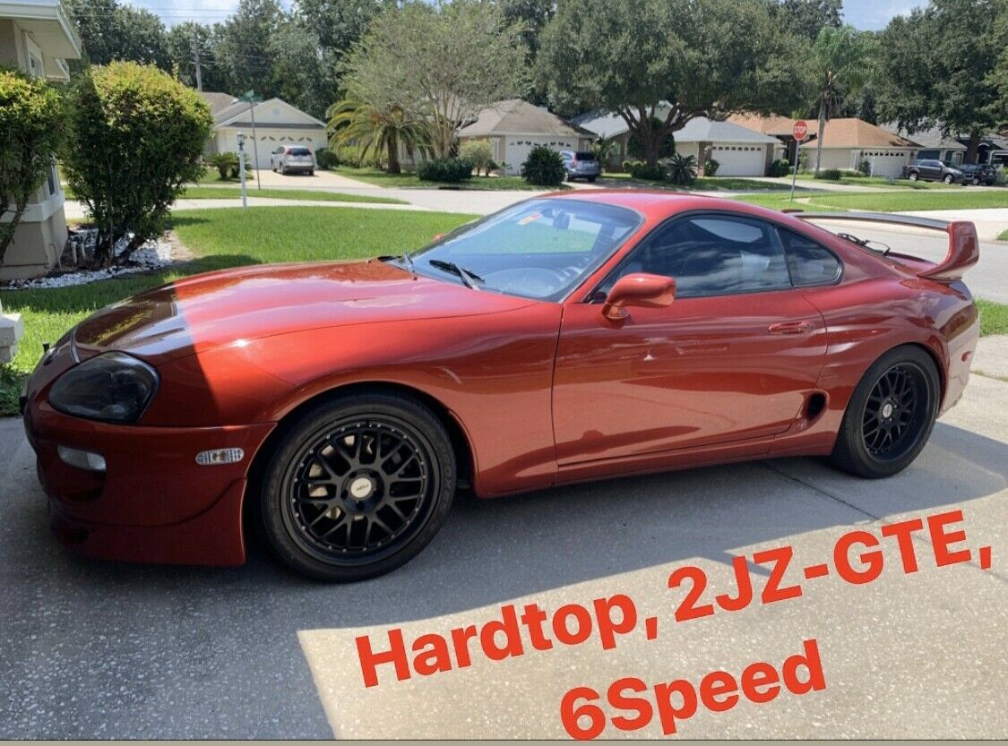 1993 Red Toyota Supra Hatchback