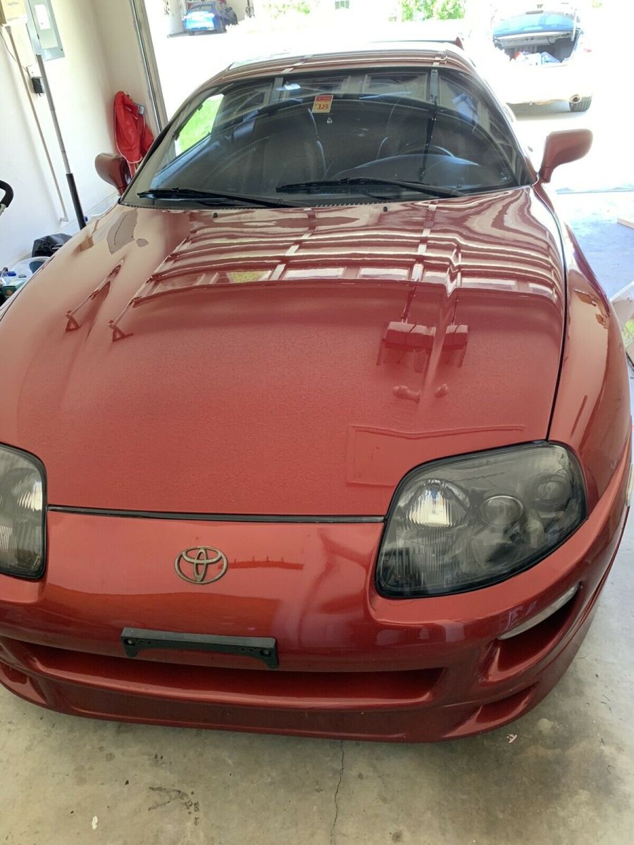 1993 Red Toyota Supra Hatchback