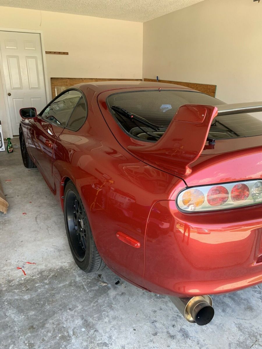 1993 Red Toyota Supra Hatchback